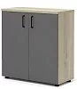 Офисный шкаф для документов низкий закрытый