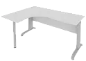 Стол эргономичный на металлокаркасе (левый)