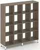 Каркас стеллажа 4 яруса (без вставок и задних стенок)