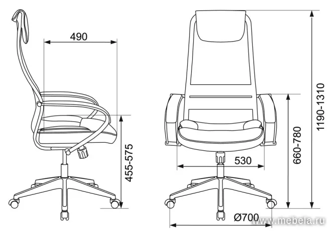 кресло CH-608/Black