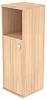 Офисный шкаф узкий средний полузакрытый