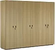 Офисный шкаф для документов с гардеробом