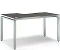 Стол на металлокаркасе письменный эргономичный (правый)