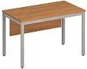 Стол письменный на металлокаркасе с экраном ДСП