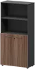 Офисный шкаф высокий полузакрытый